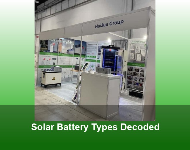 Solar Battery Types Decoded
