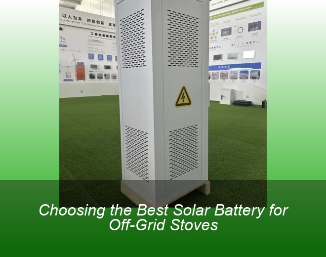 Choosing the Best Solar Battery for Off-Grid Stoves