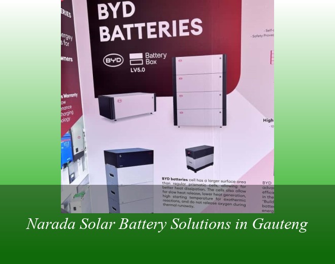 Narada Solar Battery Solutions in Gauteng