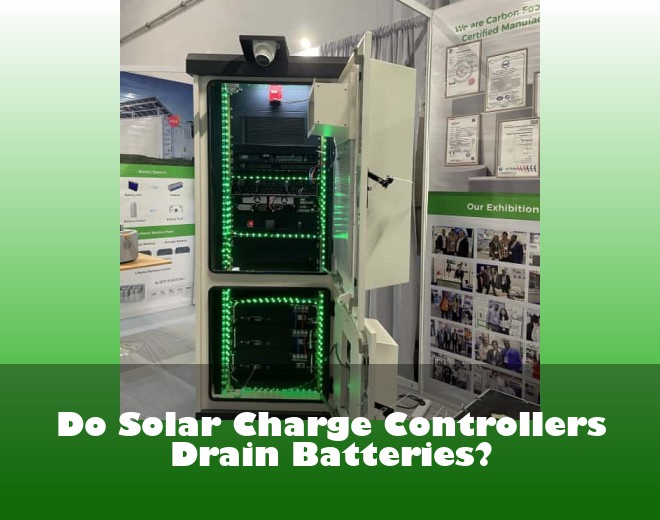 Do Solar Charge Controllers Drain Batteries?