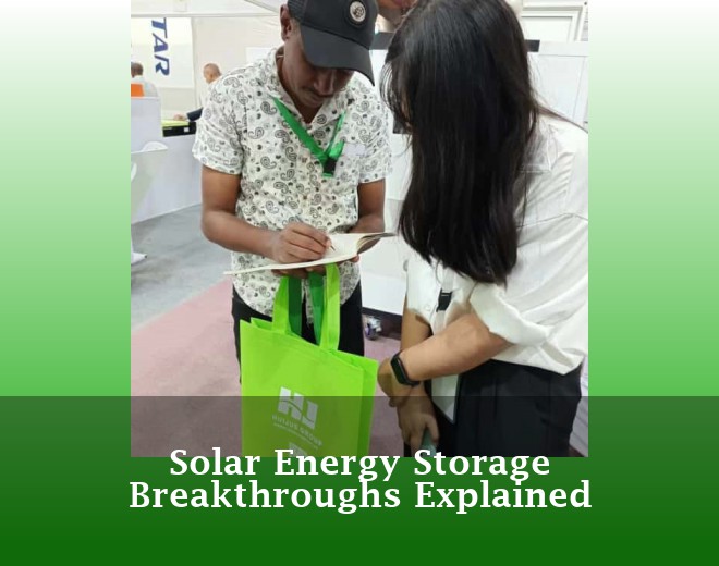 Solar Energy Storage Breakthroughs Explained