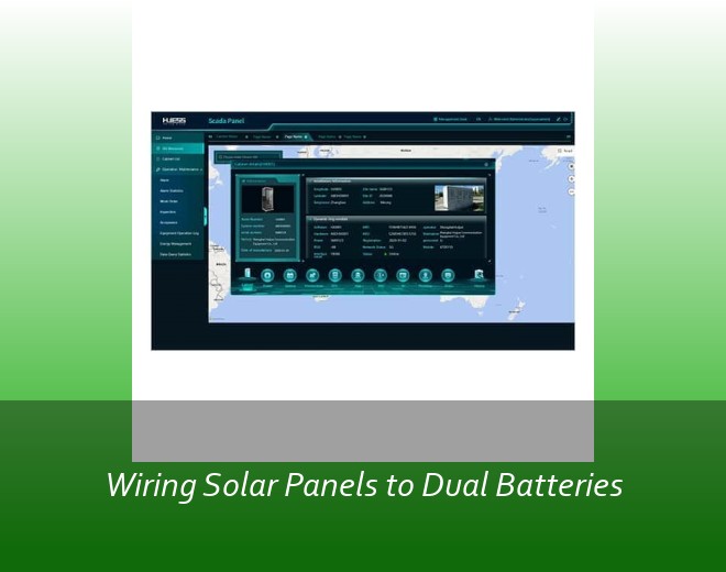 Wiring Solar Panels to Dual Batteries