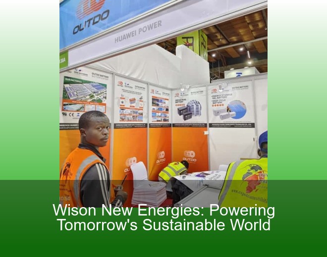Wison New Energies: Powering Tomorrow's Sustainable World