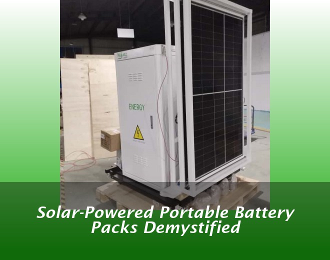 Solar-Powered Portable Battery Packs Demystified