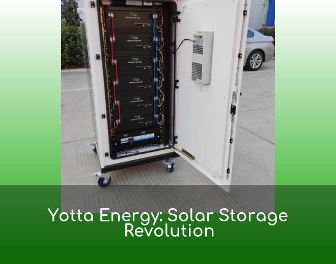 Yotta Energy: Solar Storage Revolution