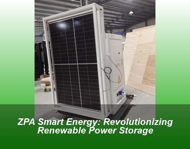ZPA Smart Energy: Revolutionizing Renewable Power Storage